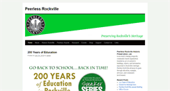 Desktop Screenshot of peerlessrockville.org